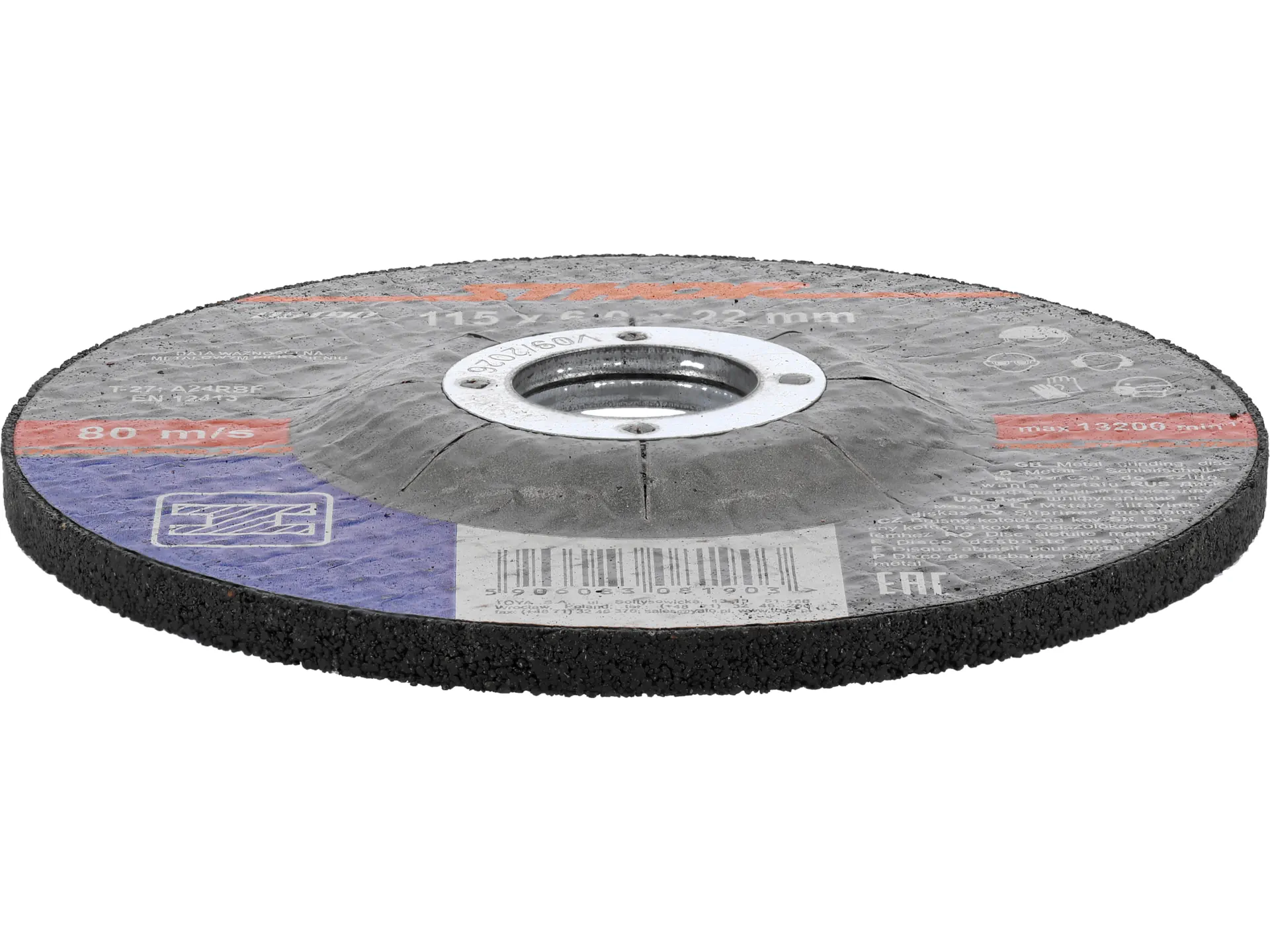 Шлифовальный диск по металлу 115 x 6.0 x 22 mm 3
