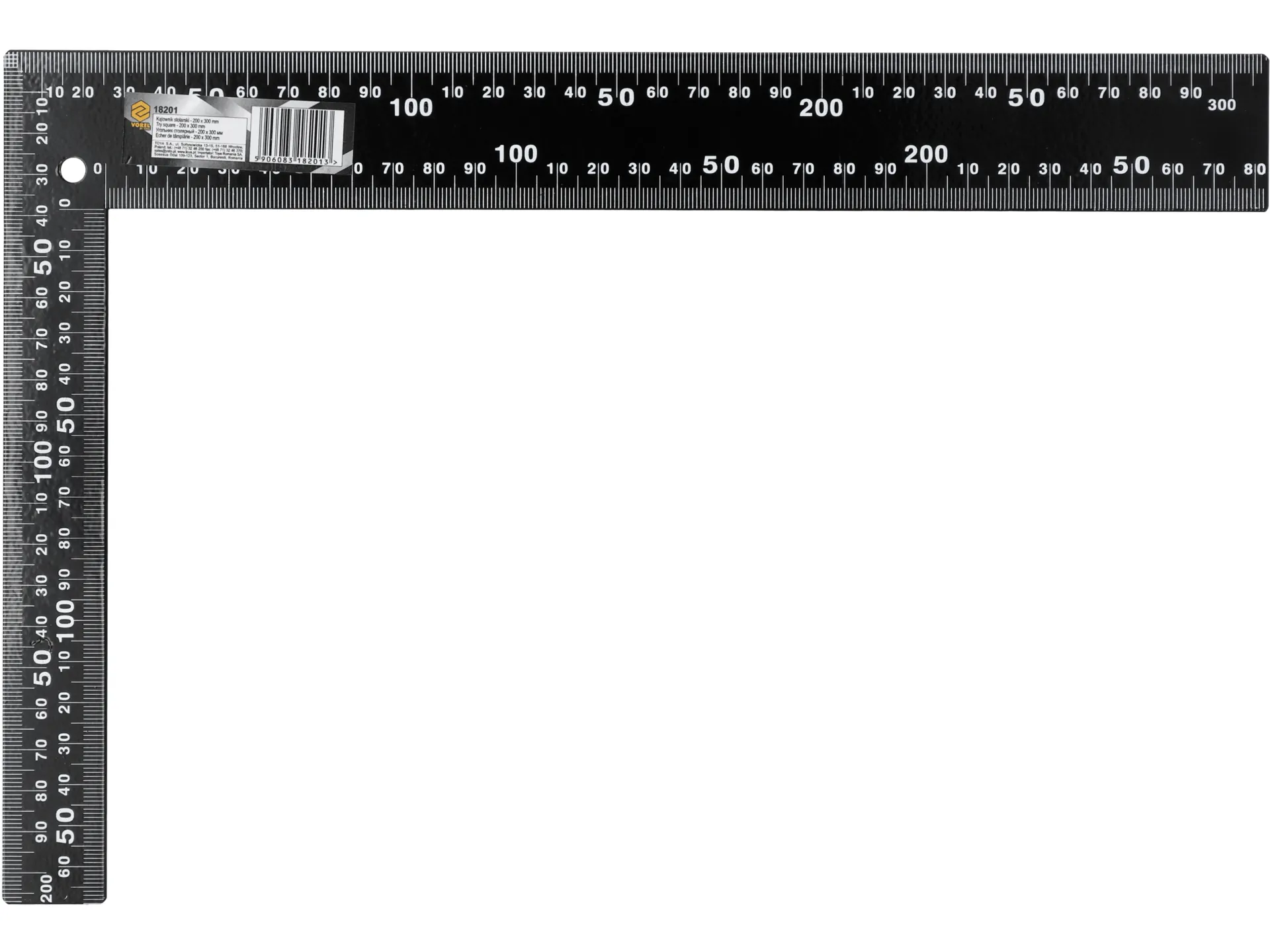 Стальной угольник 300 x 200 mm 3